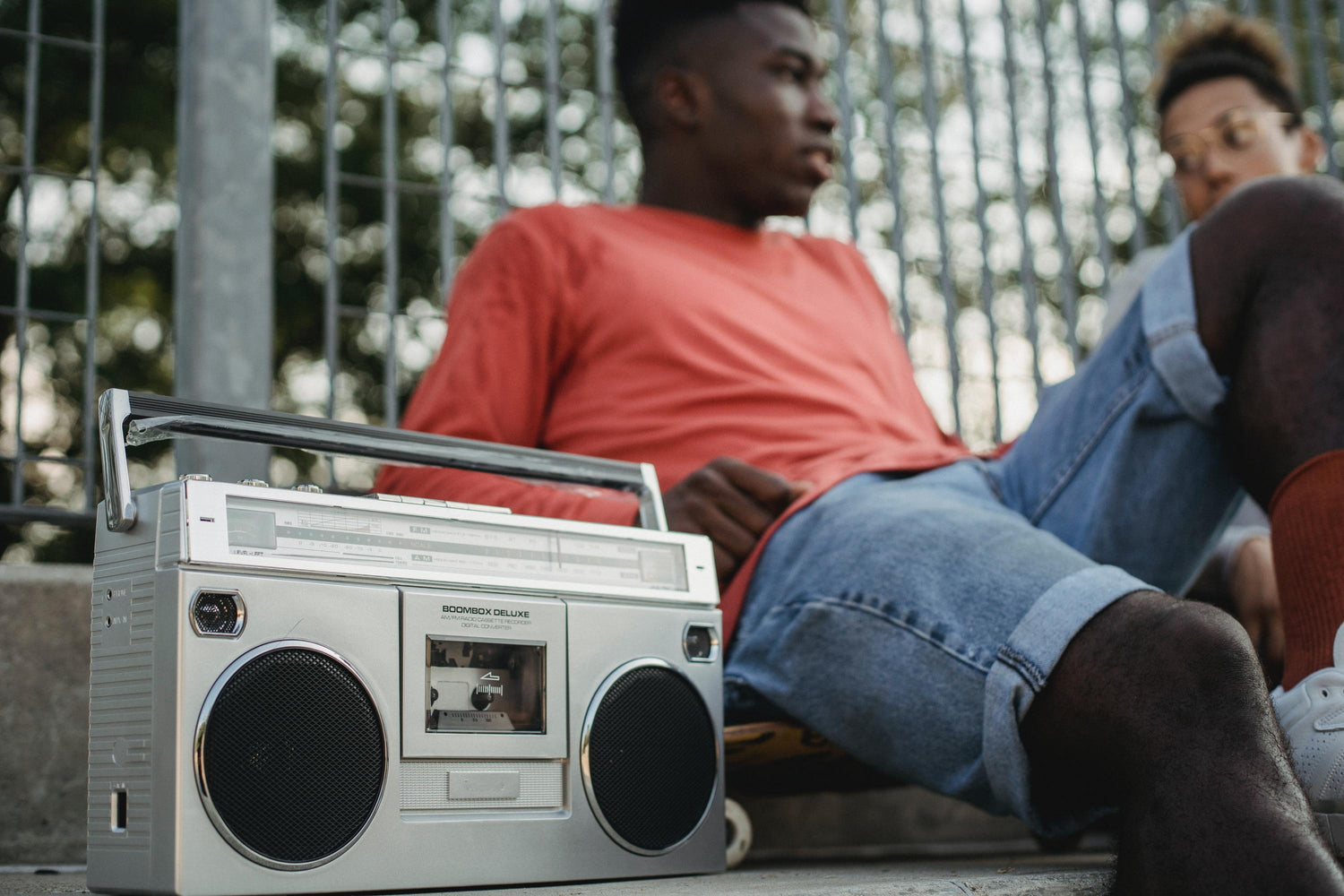 Man with Boombox Ghettoblaster